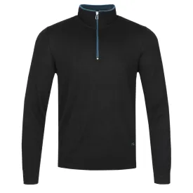 Paul Smith Zip Neck Knitwear in Black