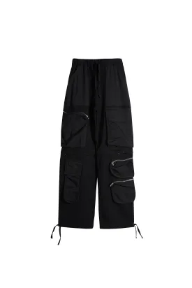 POCKET CARGO PANTS BLACK