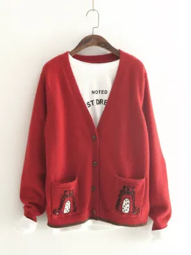 Print Patchwork Women Cardigans