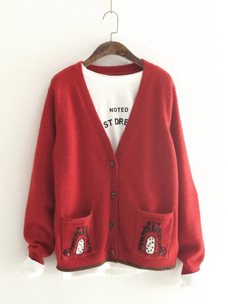 Print Patchwork Women Cardigans
