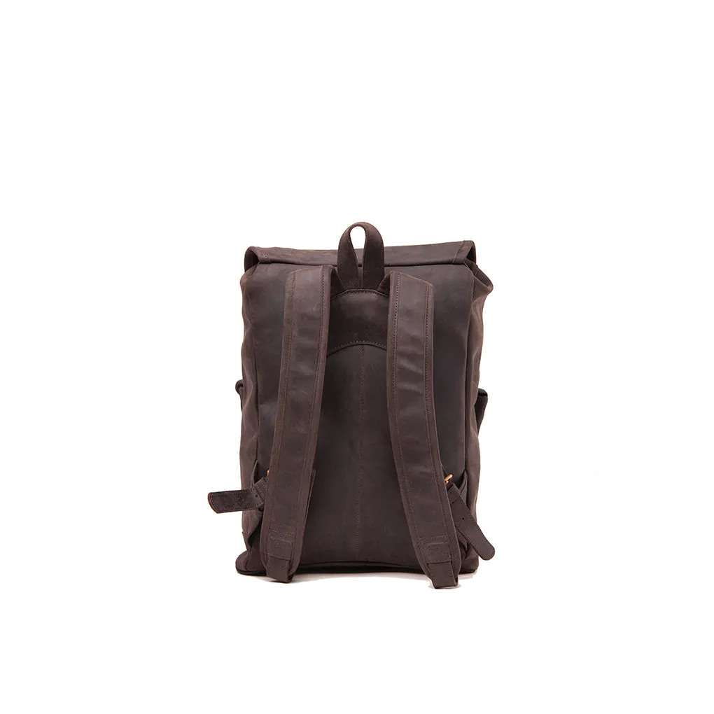 Pull-up Leather Moshi Backpack