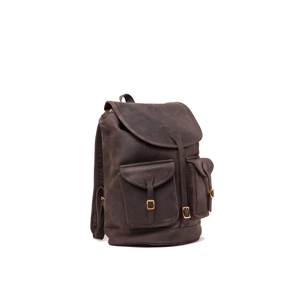 Pull-up Leather Moshi Backpack