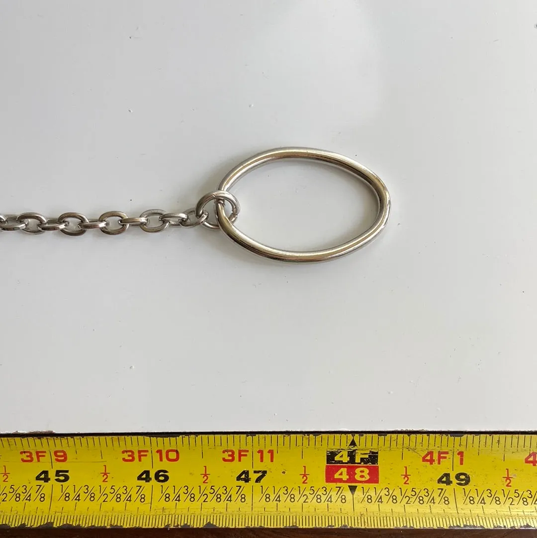 Silver waist chain belt