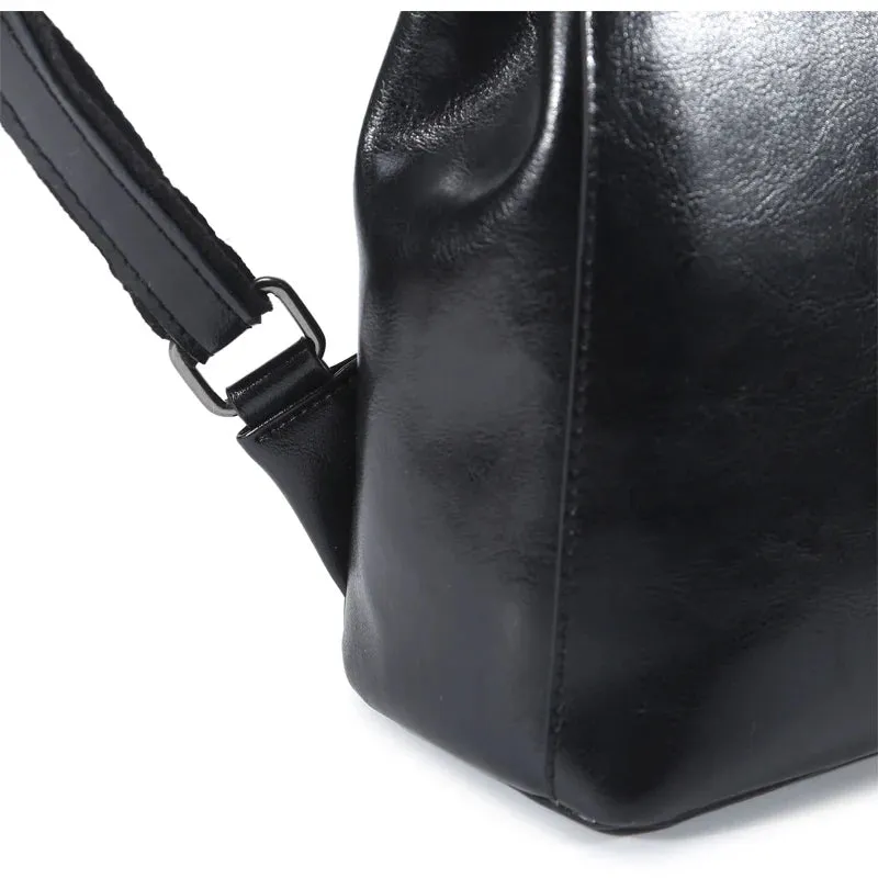 Split Leather Women Vintage Backpack