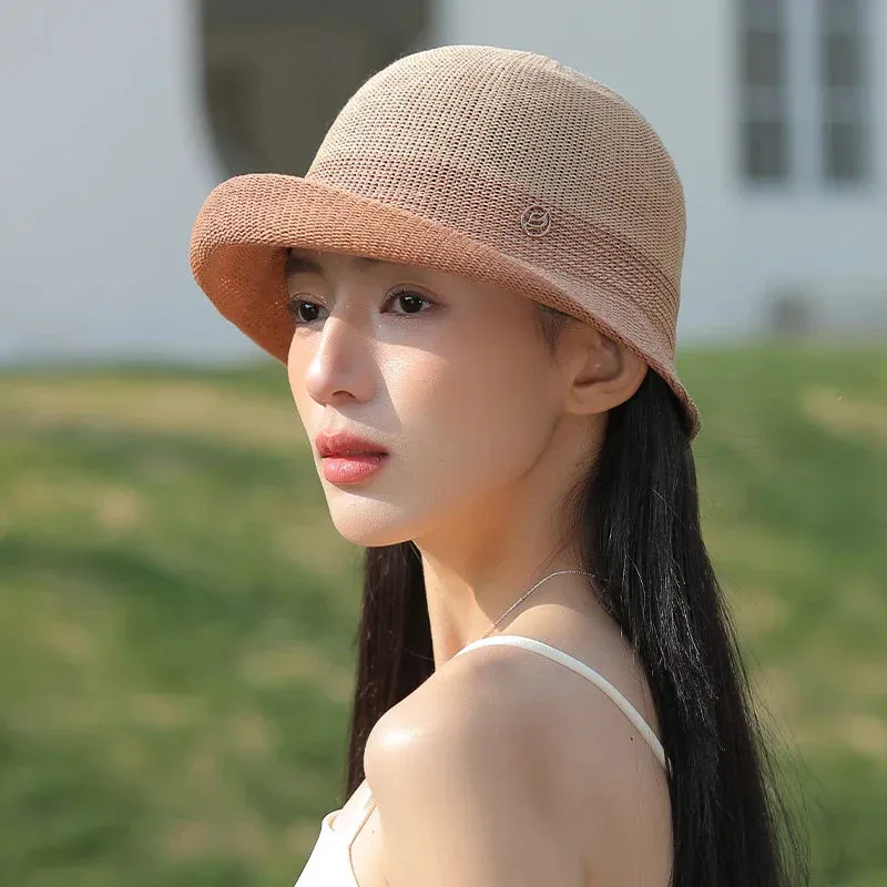Spring/Summer Round Top Versatile New Travel Sun Protecti Sun Hat