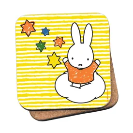 Star Editions Miffy cork coaster, stars