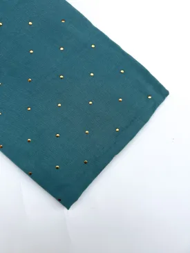 Studded Hijab - Teal