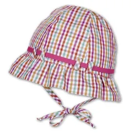 Summer Hat - Pink Checker