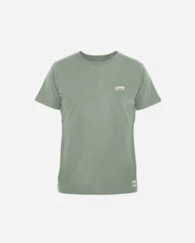 SUNSIGN2 PATCH BRUSHED MEN'S TEE - DUSTY GREEN