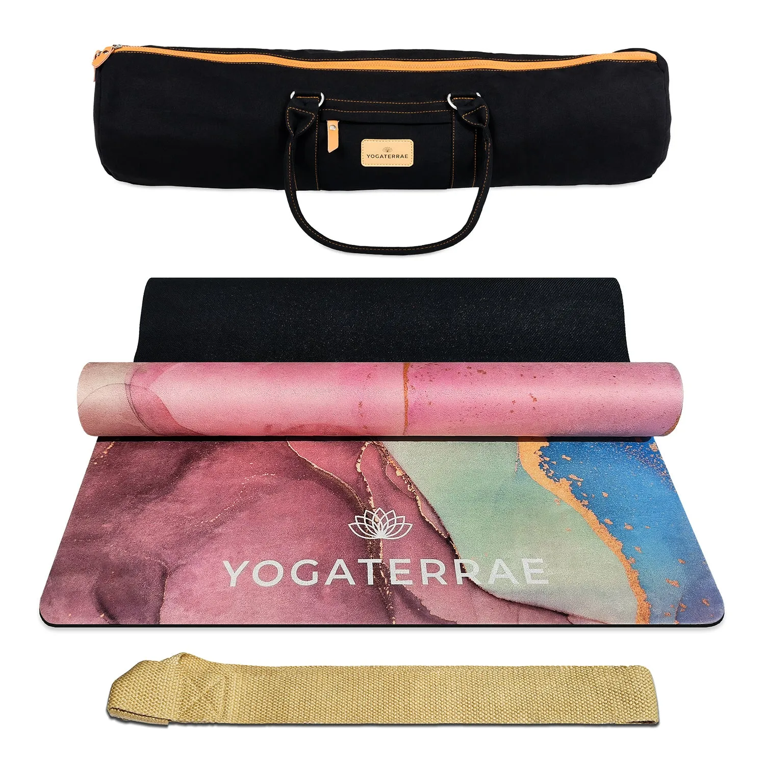 TAPIS DE YOGA SUD ET CAOUTCHOUC NATUREL SVAPNAJAL AVEC SAC