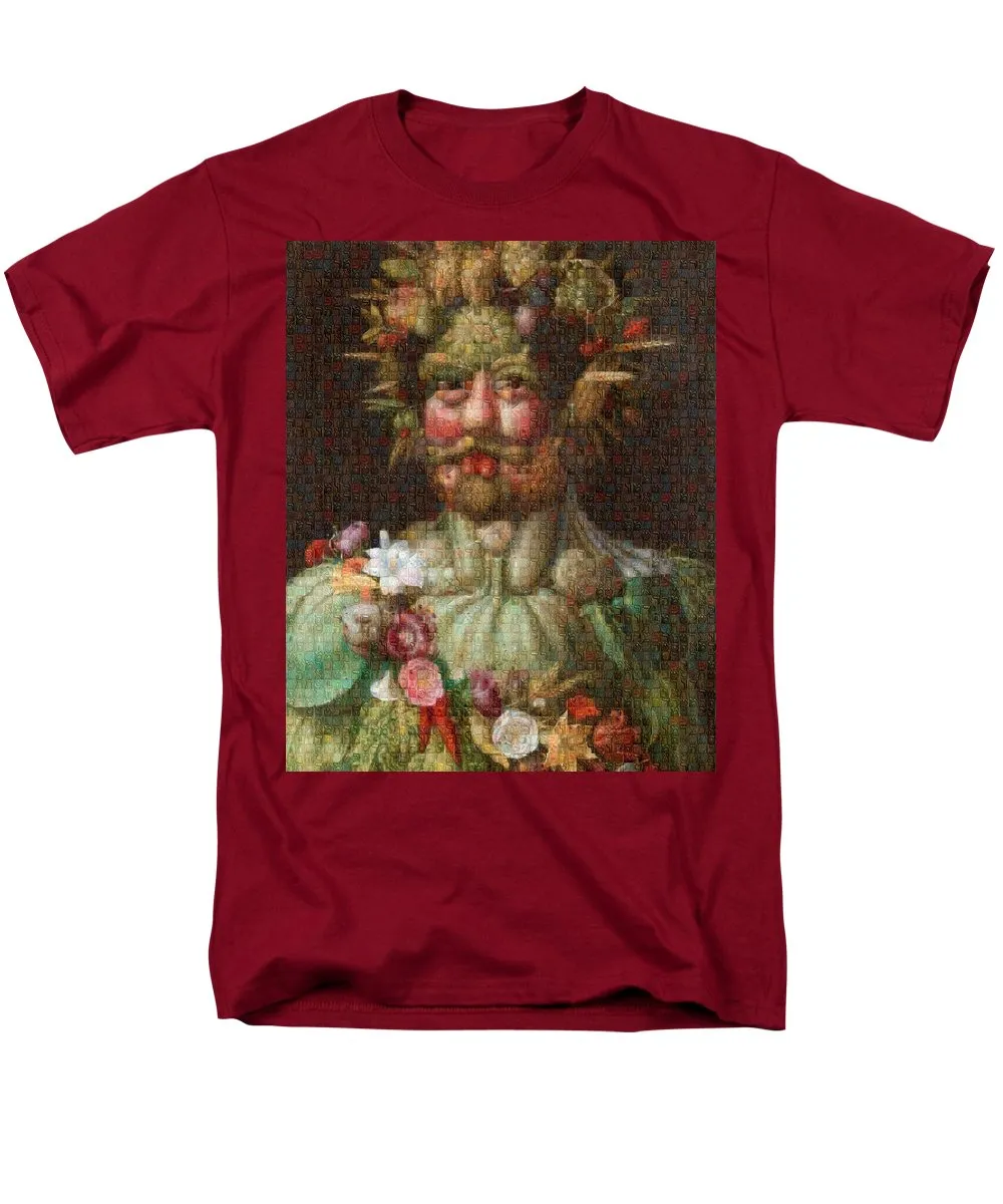 Tribute to Arcimboldo - 1 - Men's T-Shirt  (Regular Fit)