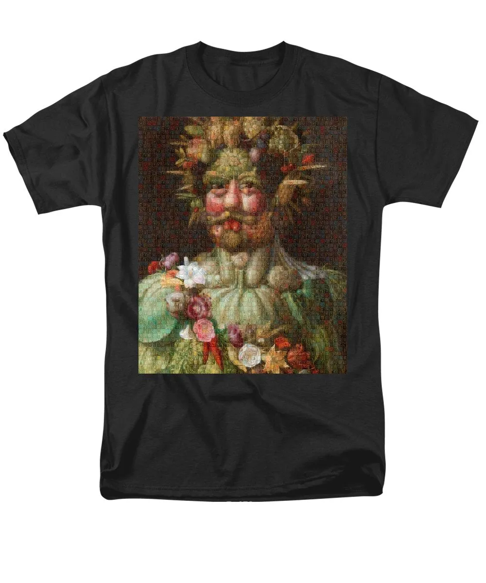 Tribute to Arcimboldo - 1 - Men's T-Shirt  (Regular Fit)