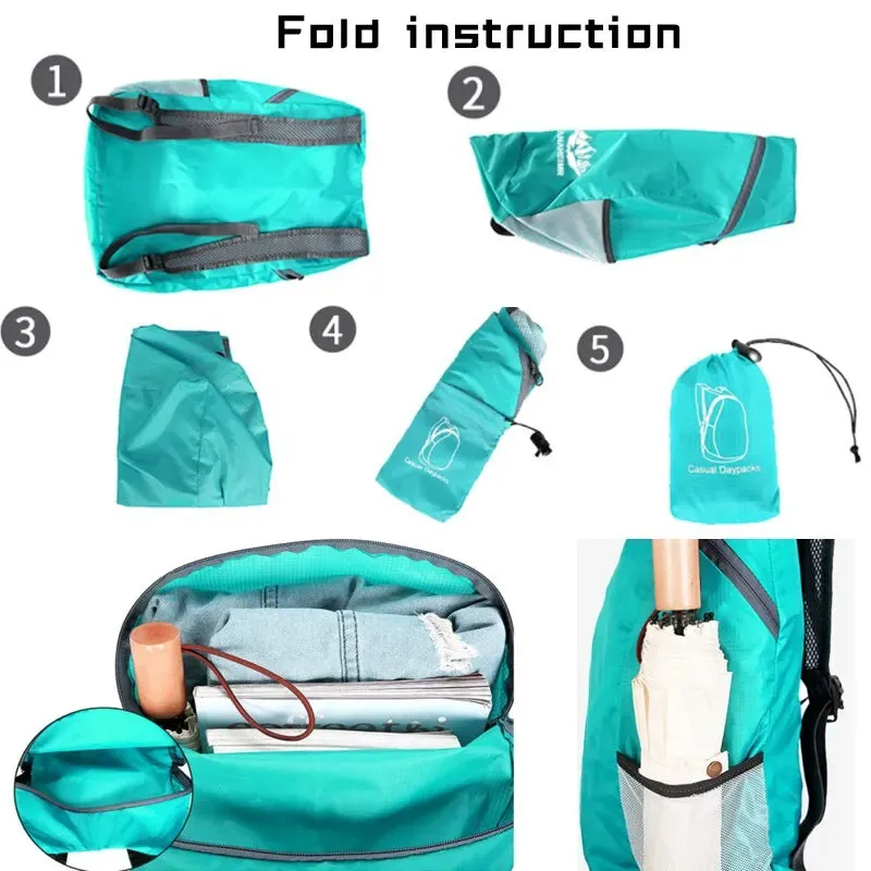 Ultralight Folding Waterproof travel backpack