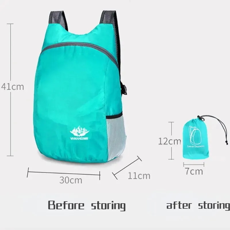 Ultralight Folding Waterproof travel backpack