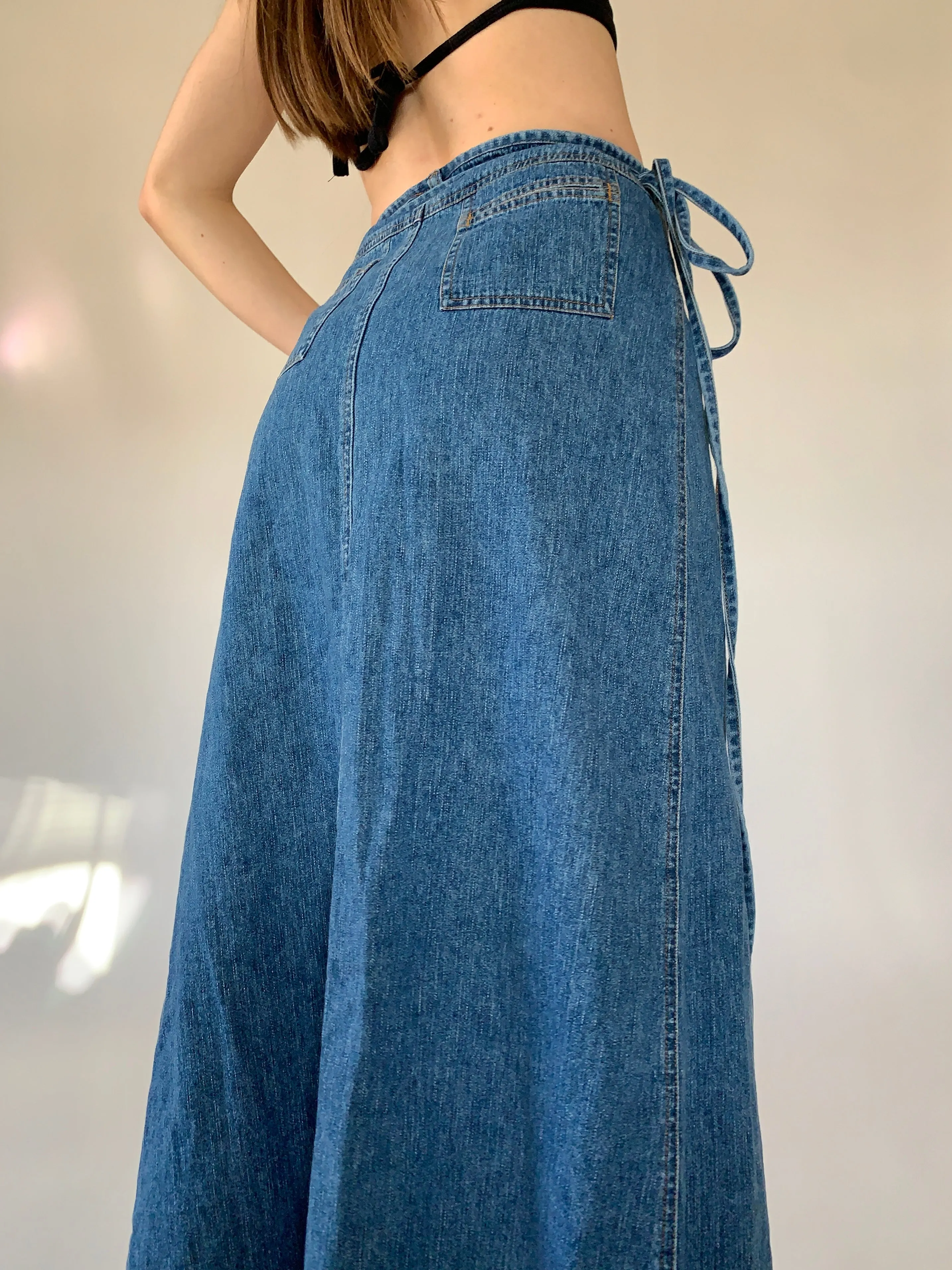 Vintage 1990s Denim Maxi