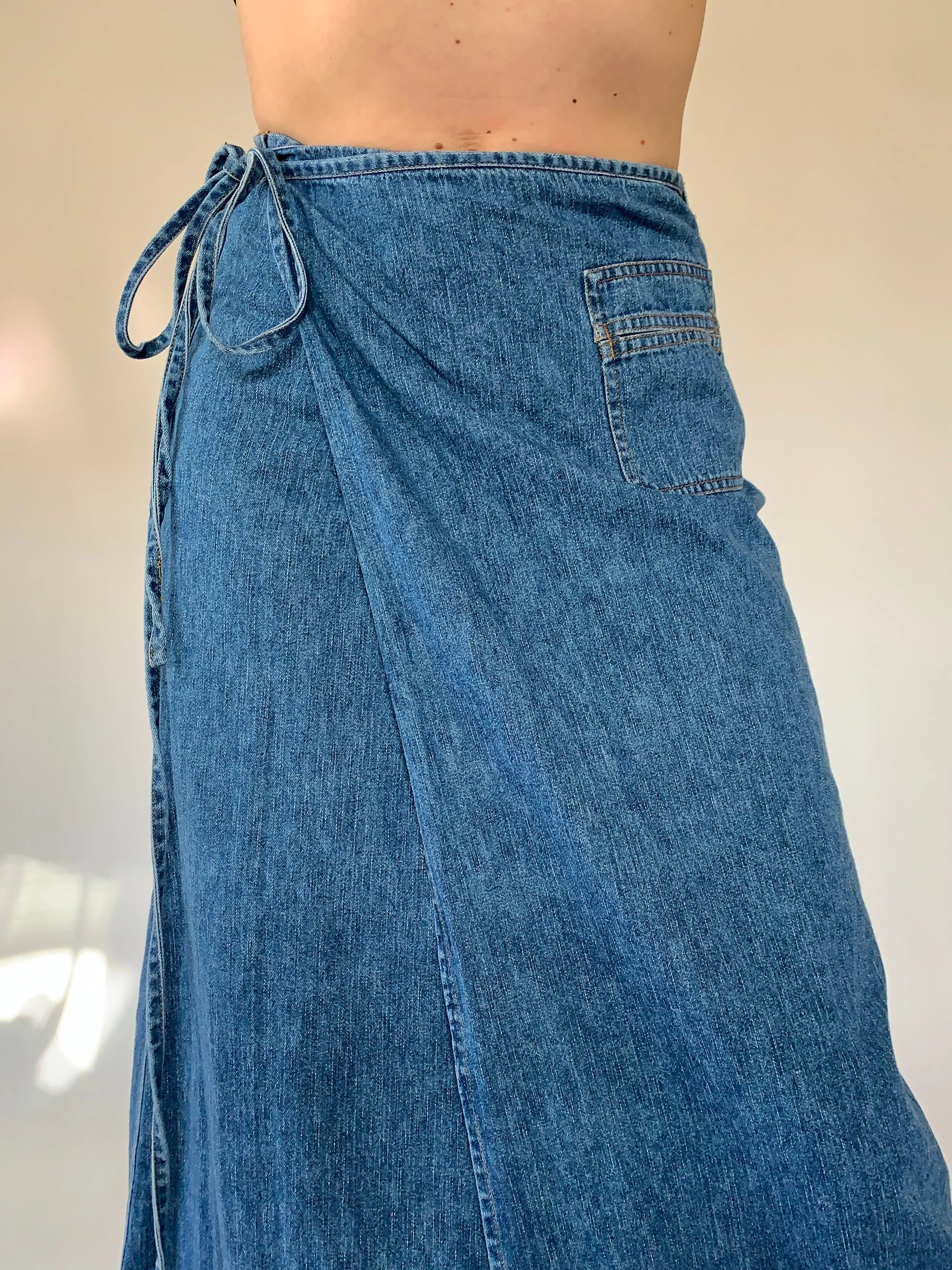 Vintage 1990s Denim Maxi