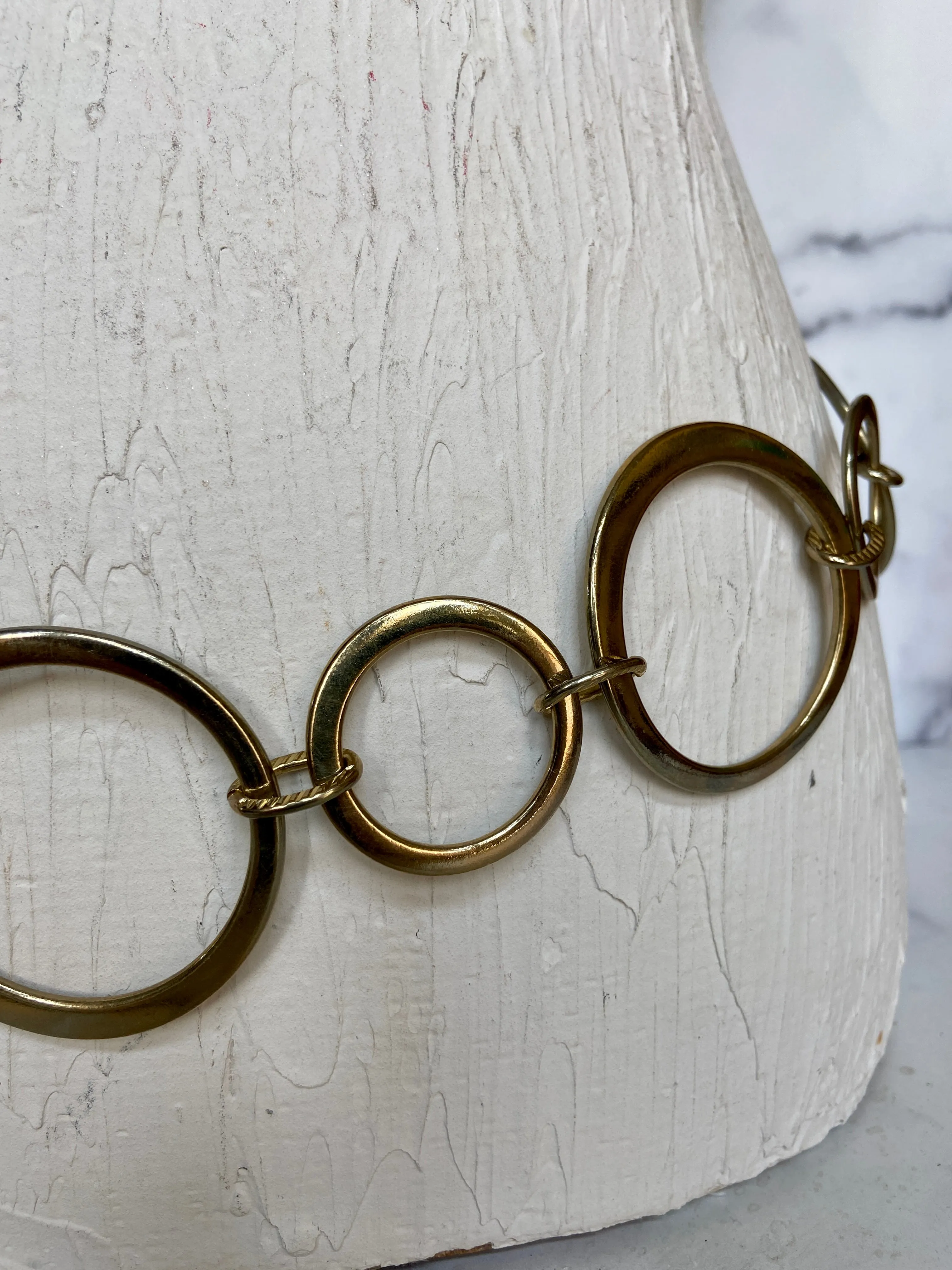 Vintage circles belt