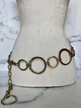 Vintage circles belt