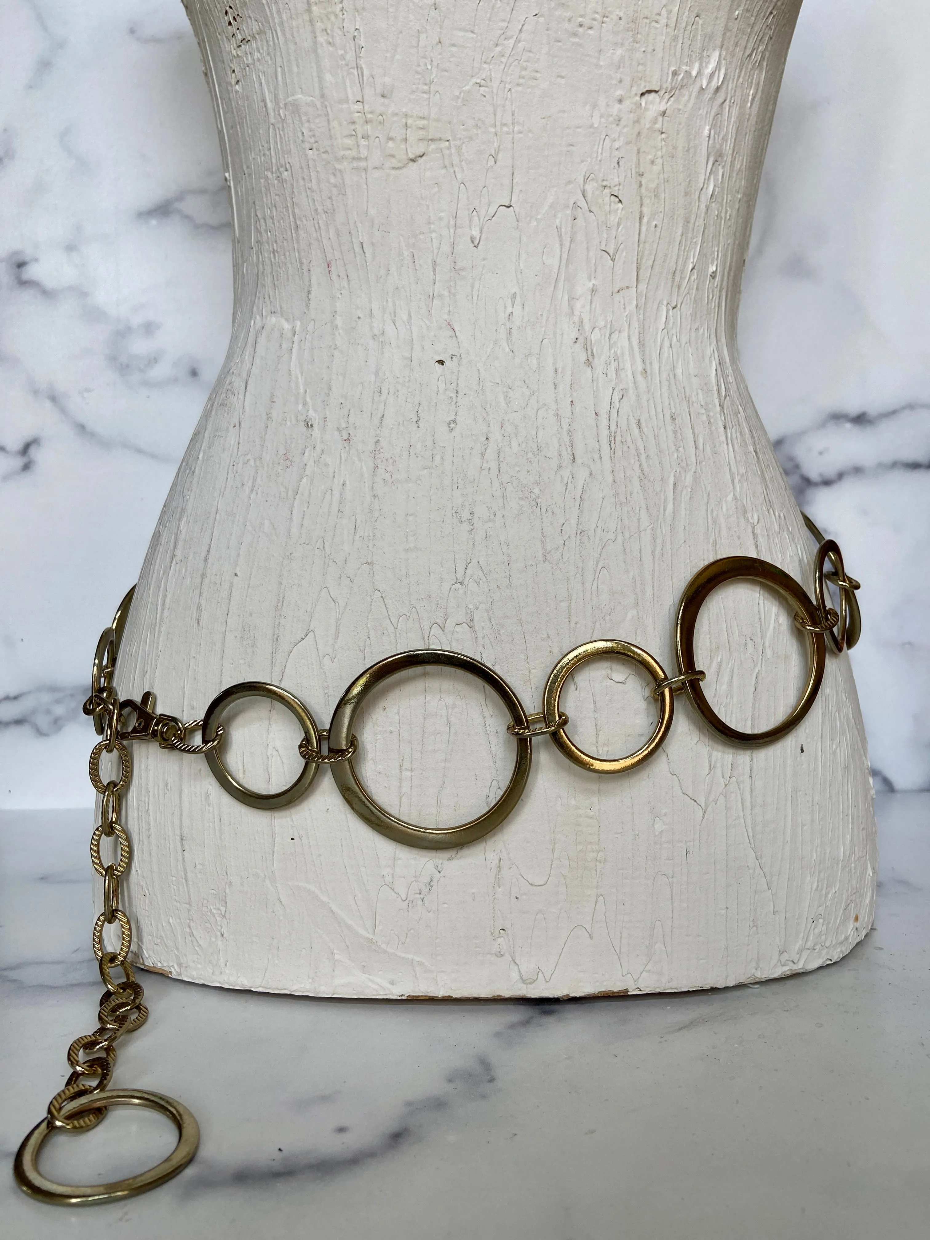 Vintage circles belt