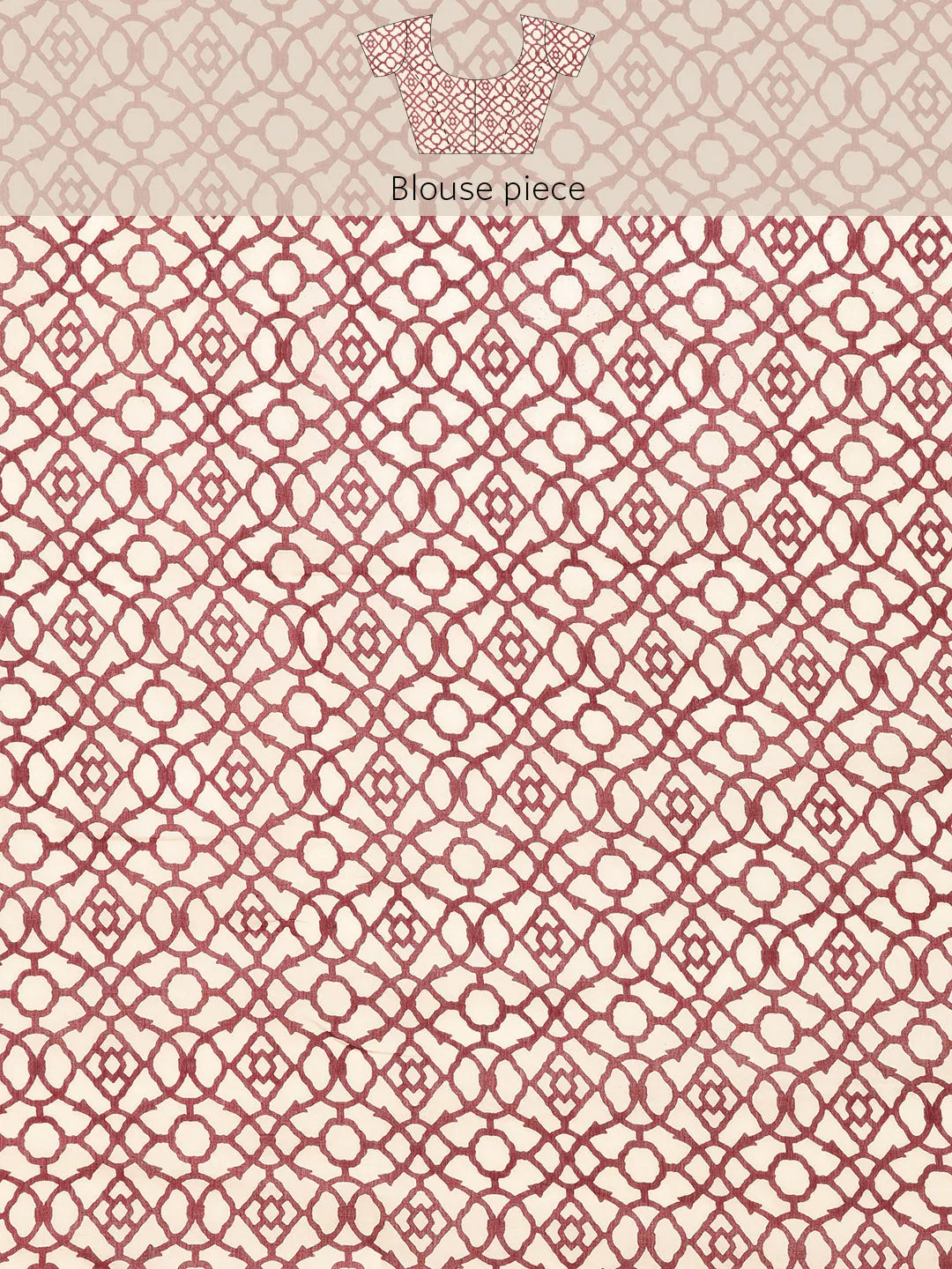 Women Maroon Mulmul Cotton Saree